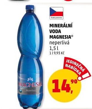 Přírodní voda Magnesia