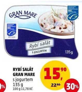 Salát rybí s jogurtem Gran Mare