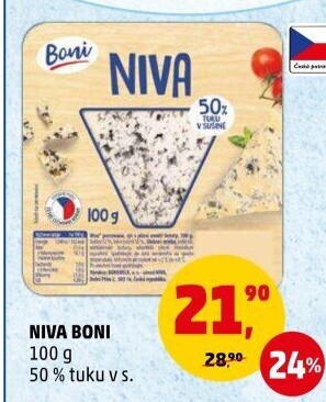 Sýr Niva 50% Boni