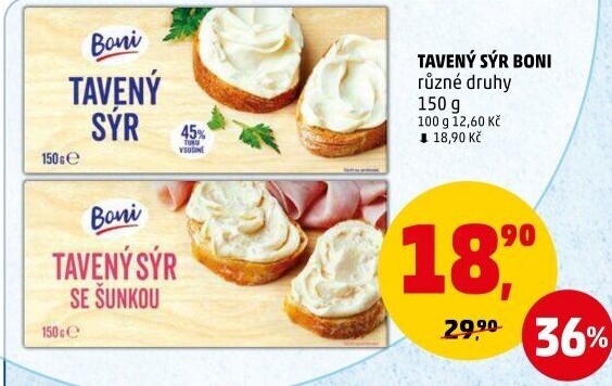 Sýr tavený Boni