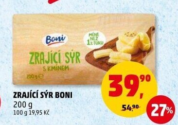 Sýr zrající s kmínem Boni