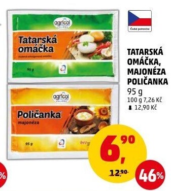 Tatarská omáčka Agricol