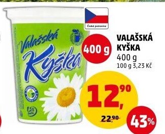 Valašská kyška Mlékárna Valašské Meziříčí