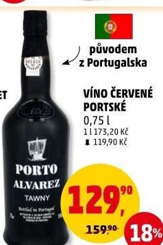 Víno portské Alvarez