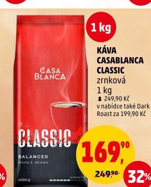 Zrnková káva Classic Casablanca