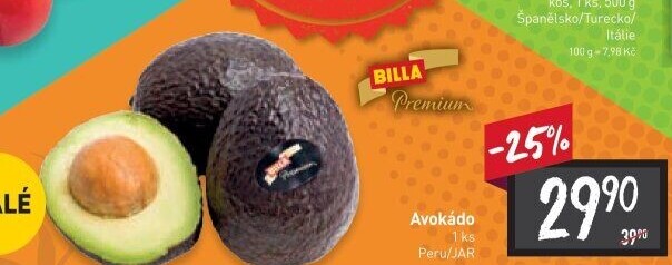 Avokádo Premium Billa
