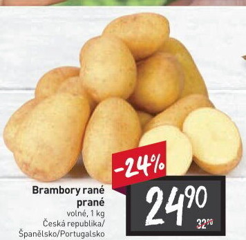 Brambory konzumní rané
