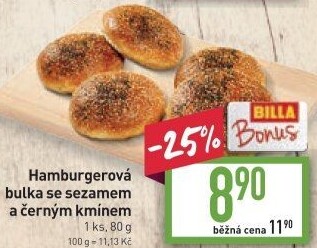 Bulka na hamburger