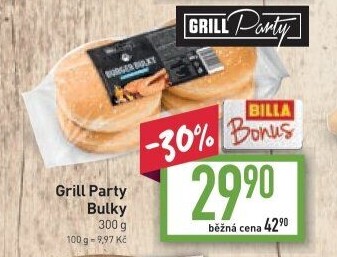 Bulky na hamburger Grill Party