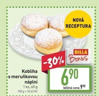 Kobliha s ovocnou náplní
