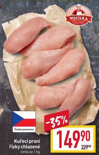 Kuřecí prsní řízky Vocílka