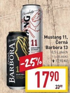 Pivo světlý ležák Mustang 11° Ostravar