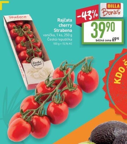 Rajčata keříková Čerstvě utrženo