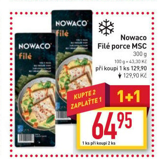 Rybí filé mražené Nowaco