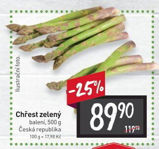 Chřest zelený