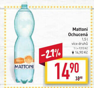 Ochucená voda Mattoni