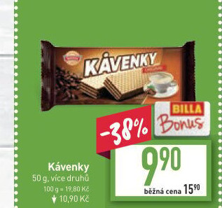 Oplatky Kávenky Sedita