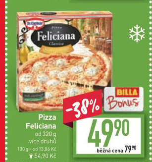 Pizza mražená FelicianaDr. Oetker