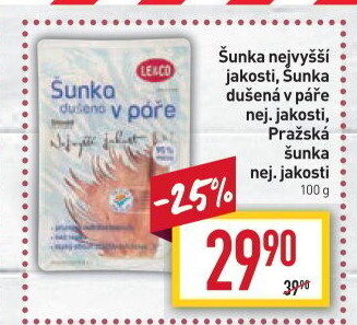 Šunka nejvyšší jakosti LE&amp