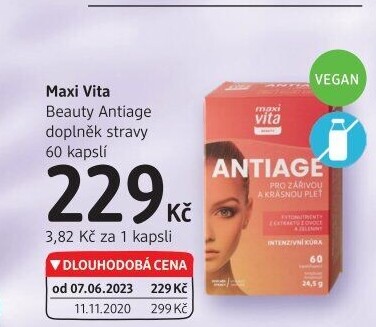 Doplněk stravy Antiage Beauty MaxiVita