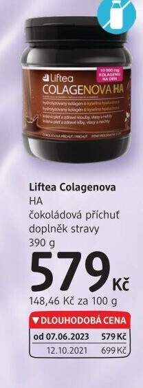 Doplněk stravy Colagenova HA Liftea