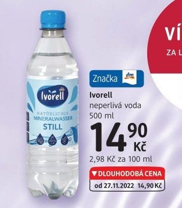 Minerální voda Ivorell