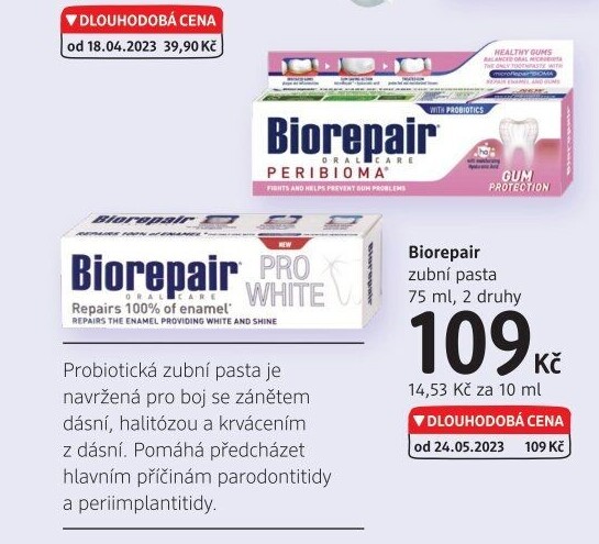 Pasta na zuby Biorepair