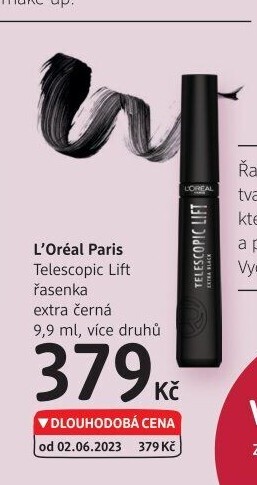 Řasenka Telescopic Lift L'