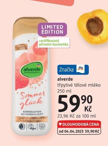 Tělové mléko Alverde