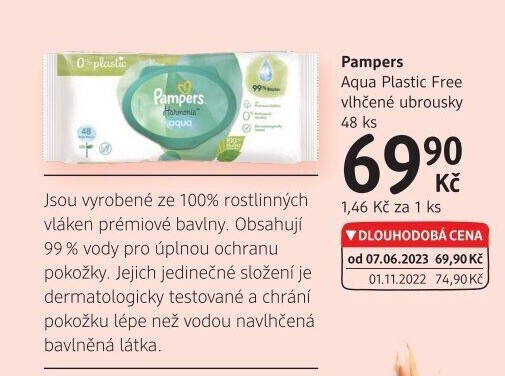 Vlhčené ubrousky dětské Harmonie Pampers
