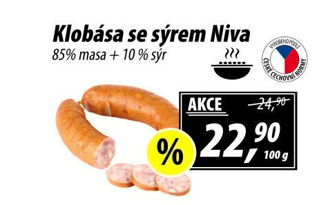 Klobása s nivou