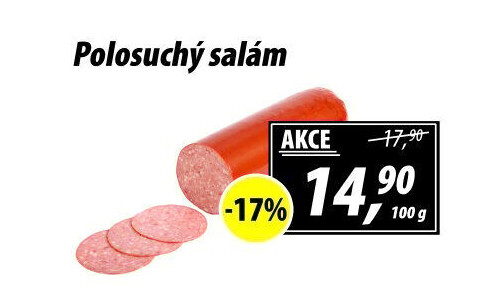 Polosuchý salám