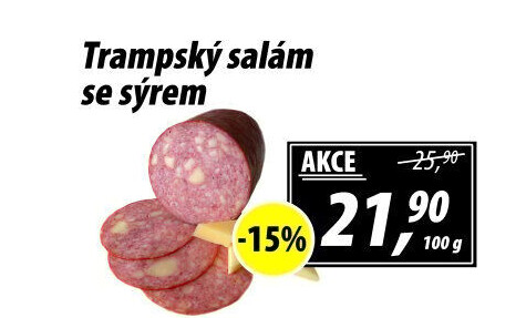 Salám trampský se sýrem