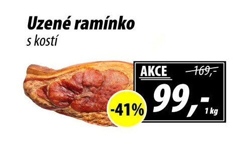 Uzené ramínko s kostí