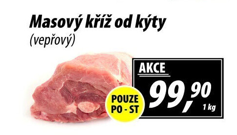 Vepřový kříž od kýty