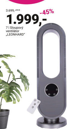 SLOUPOVÝ VENTILÁTOR „LEONHARD“