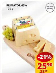 Sýr Primátor 45% Madeta