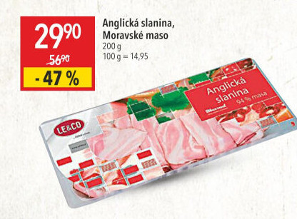 Anglická slanina LE&amp