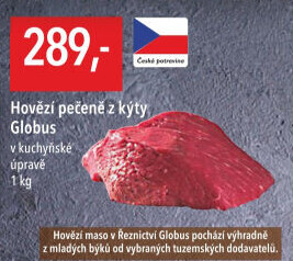 Hovězí pečeně z kýty Globus