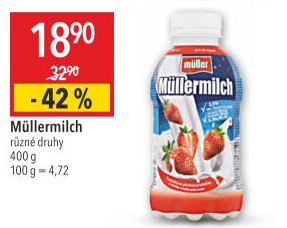 Nápoj mléčný Müllermilch Müller