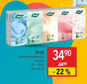 Papírové kapesníčky 3vrstvé Tento