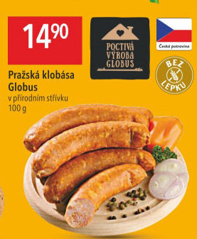 Pražská klobása Globus