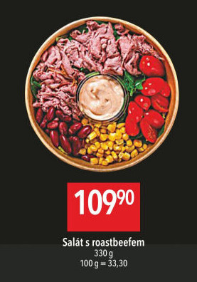 Salát s roastbeefem Globus