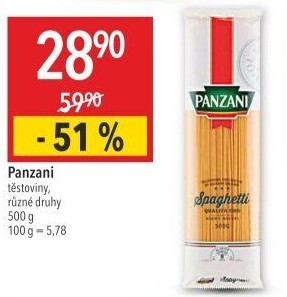 Těstoviny Panzani