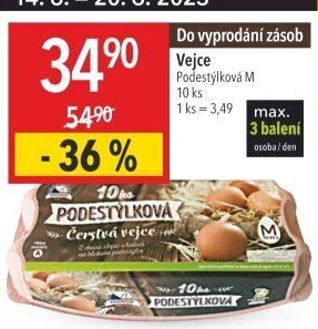 Vejce z podestýlky M