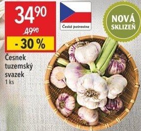 Česnek čerstvý svazek