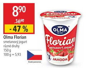 Jogurt smetanový Florian Olma