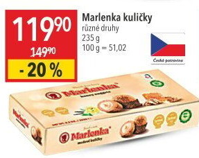 Kuličky Marlenka