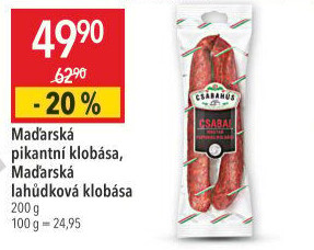 Maďarská klobása pikantní Csabahús