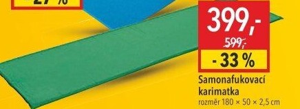 Samonafukovací karimatka